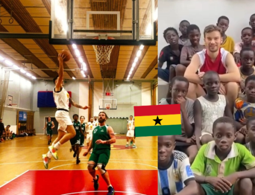 Poäng för en god sak – Tyresö Basket stödjer byskola i Ghana