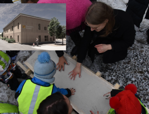 Barnen i fokus när Bergfotens nya förskola byggs