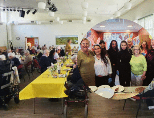Lyckad påsklunch hos hemtjänsten