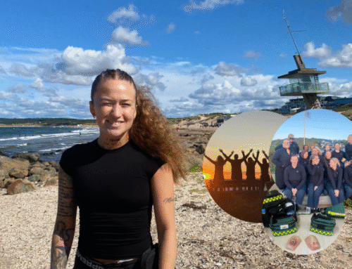 ”Det värsta – och bästa – jag gjort” – elever från Tyresö tränade livräddning vid havet